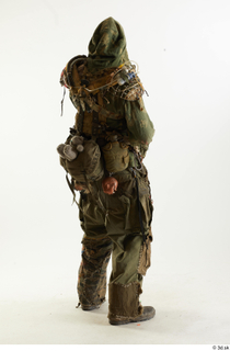 Photos John Hopkins Army Postapocalyptic Suit Poses aiming the gun…